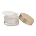 Bocaux cosmétiques de 15 grammes vides de contenants de maquillage de beauté pot acrylique blanc